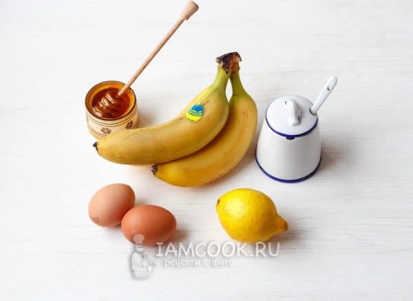 Ingrediënten voor bananemousse