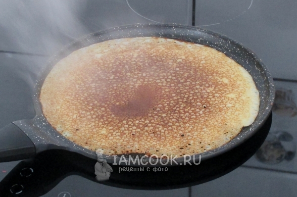 Om een ​​pannenkoek te bakken