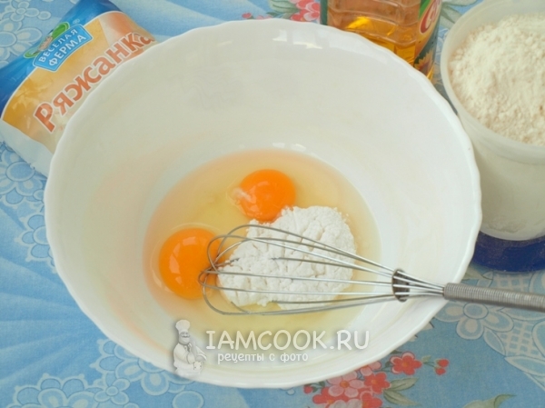 Telur dengan tepung