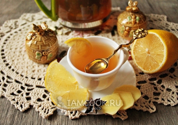 Resipi teh halia dengan limau dan madu