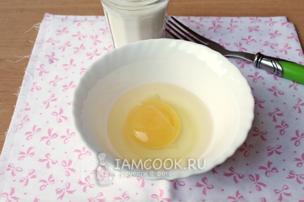 Kjør egget inn i platen