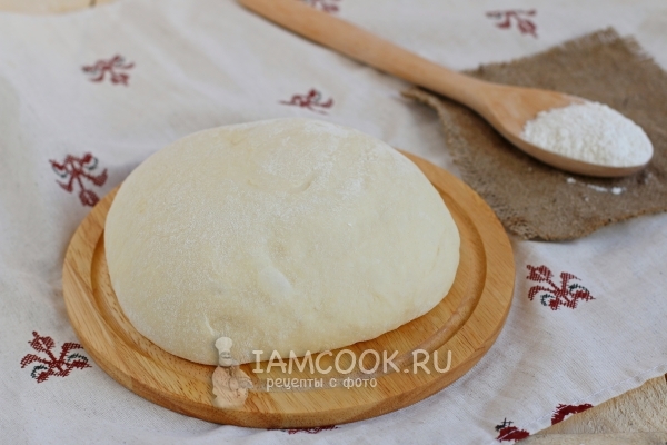 Gambar adunan ragi untuk pai susu