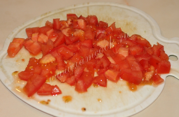 Drobno pokrojone pomidory