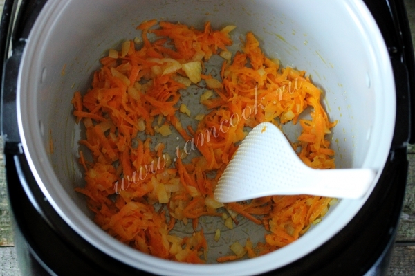 Prăjirea morcovilor