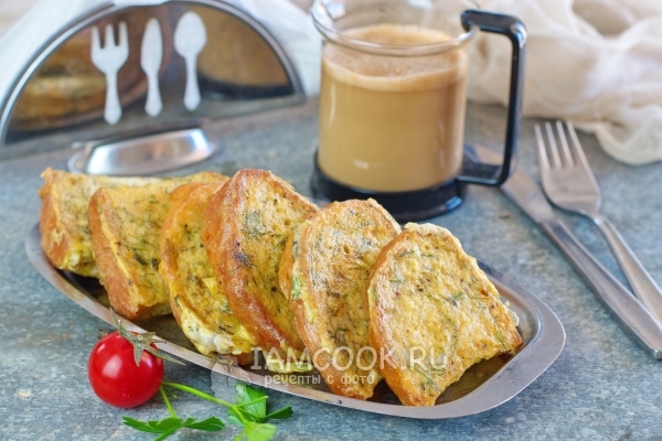 Рецепт за тост од белог хлеба и јајета
