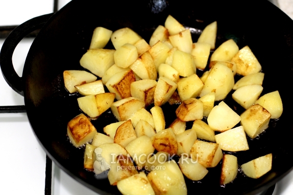 Om aardappels te braden