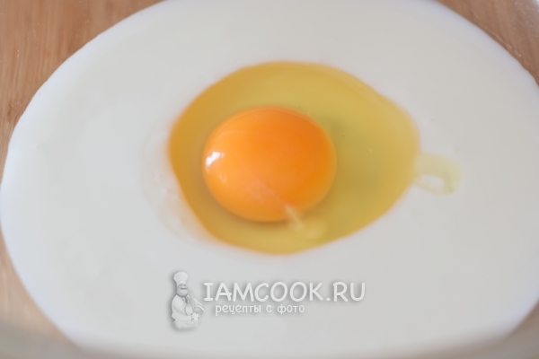 Campur telur dengan yogurt