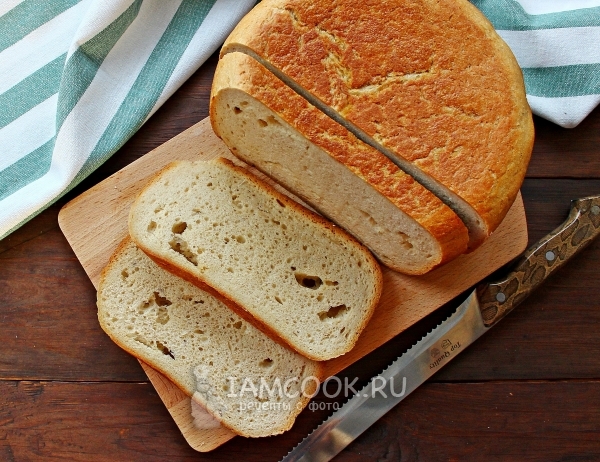Resipi untuk roti dengan yis kering dalam multivark