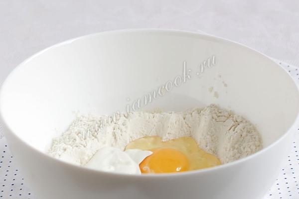 Tepung dengan telur