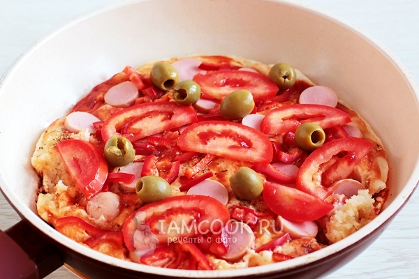 Tilsett oliven og tomat