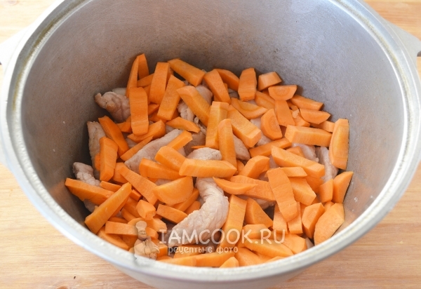 Połóż marchewki