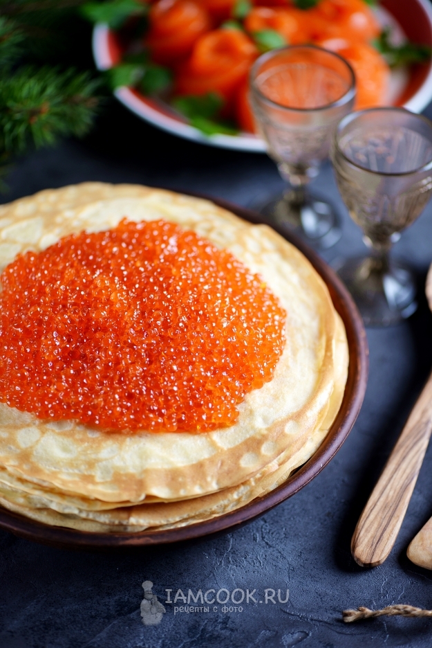 Reteta de clatite rusesti cu caviar rosu