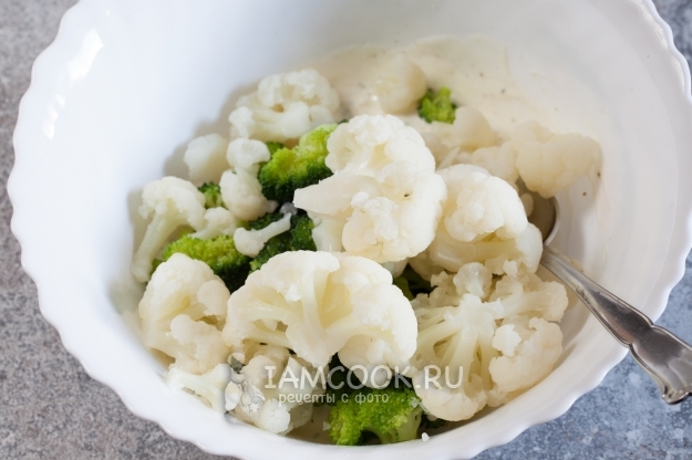 Resipi untuk brokoli dan salad kol garam