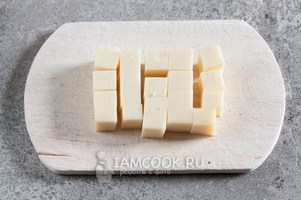 치즈를 자르십시오.