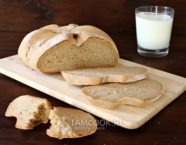 Paruošta pilka duona orkaitėje