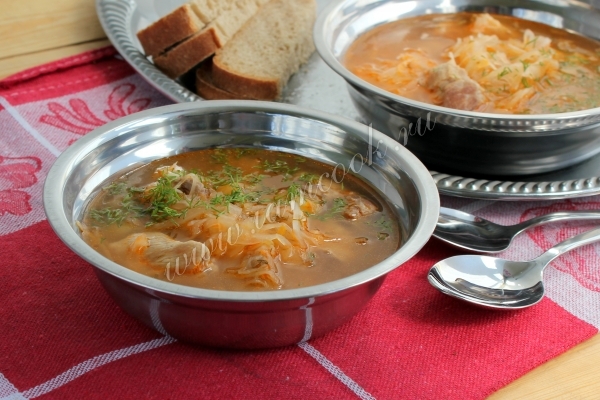 Дневна купусова супа на киселој кесици