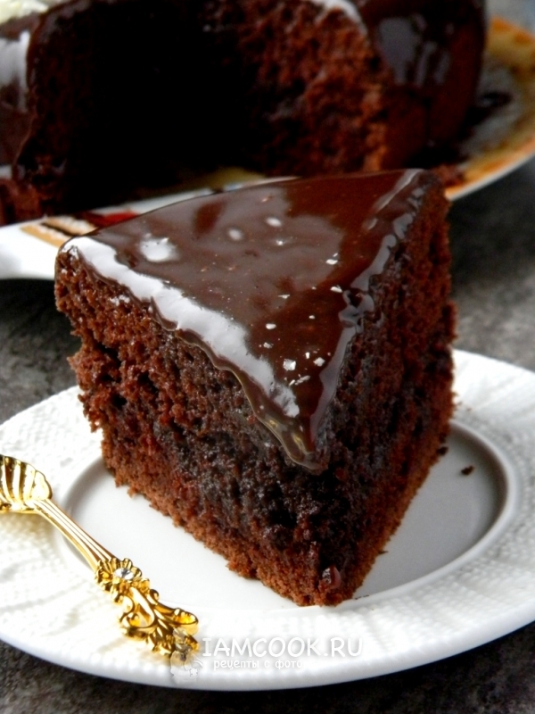 초콜릿 케이크의 사진«한번에, 둘, 셋»