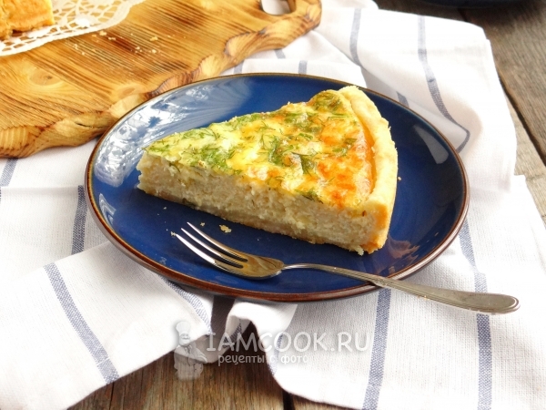 Slice of cheese pie tergesa-gesa