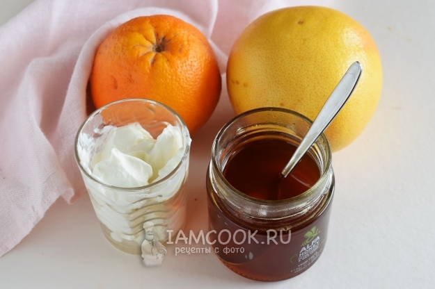 Greyfurt ve portakal ile smoothies için Malzemeler
