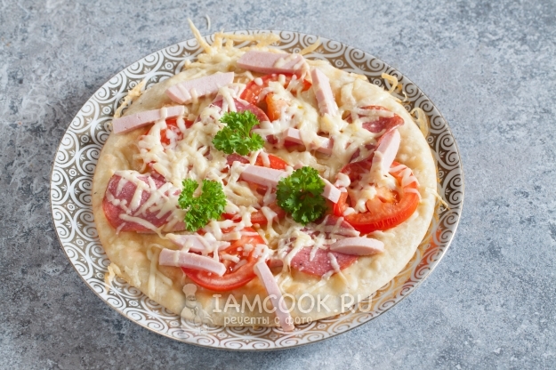 Foto da pizza soviética