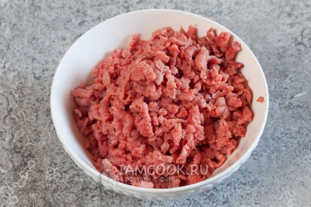 Torça a carne em um moedor de carne