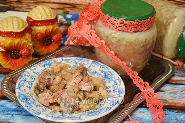 Resipi rebus daging babi dengan barley mutiara