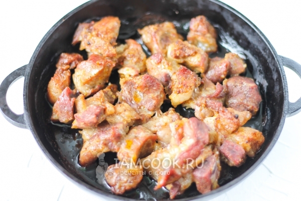 Rezine svinjskega recepta v peči