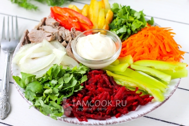 Sığır eti tarifi ile Tatar salatası