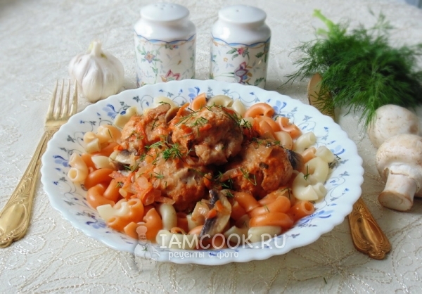 Recept za mesne kroglice z gobovo omako