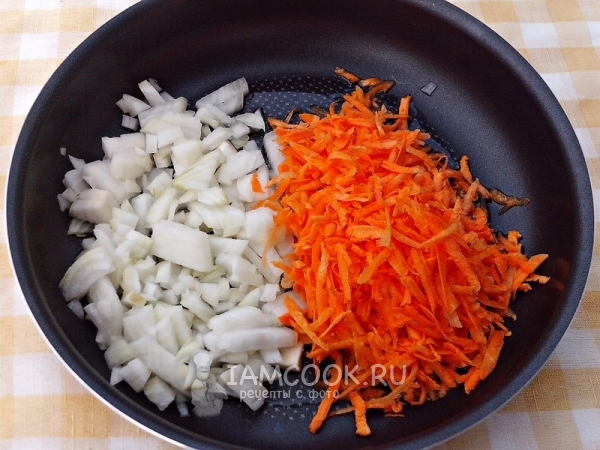Goreng bawang dan wortel