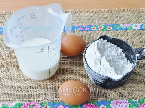 Ingrediente pentru gătit cu lapte