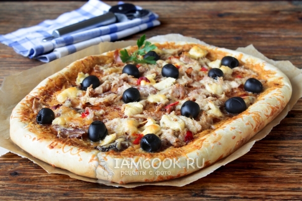 Mayasız yoğurtlu pizza