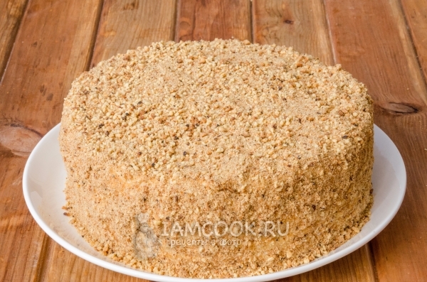 Dryss kaken med krummer fra kakene
