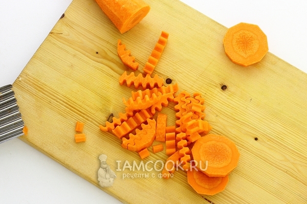 Snijd de wortels
