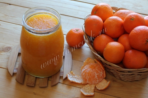 Jamar iš mandarinų receptas