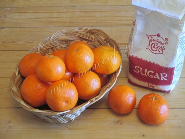 Mandarinmedžio ingredientai