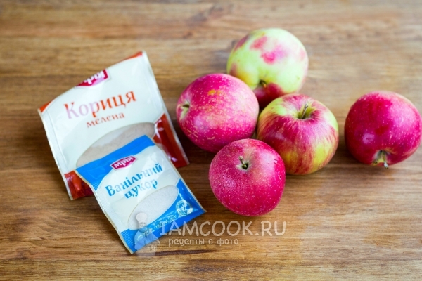 Ingrediente pentru chipsuri de mere în casă