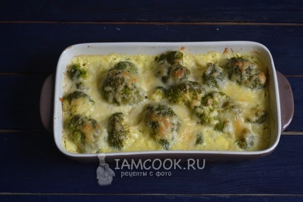 Gatiti caserola cu broccoli si pui in cuptor
