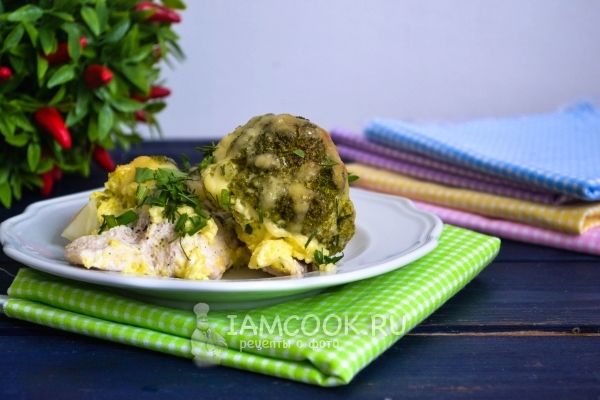 Rețetă de rețetă cu broccoli și pui în cuptor