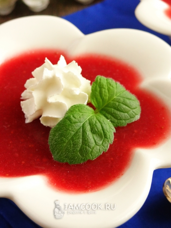 Delicios jeleu din căpșuni congelate cu gelatină